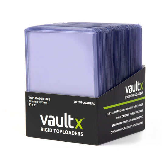 VaultX Rigid Toploaders 35pt (50 Pack)