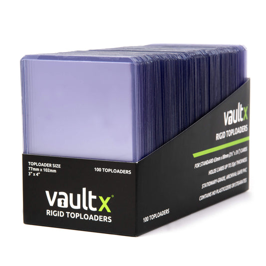 VaultX Rigid Toploaders 35pt (100 Pack)