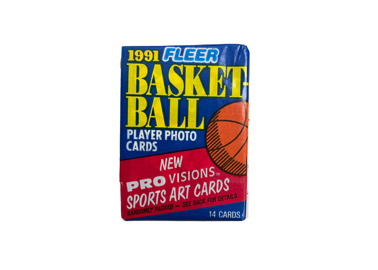 1991/92 Fleer Basketball Series 1 Wax Pack