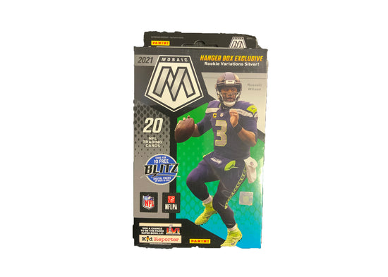 : 2021 Panini Mosaic NFL Football Hanger Box Sealed - 20 NFL  Cards Per Box Includes Hanger Box Exclusives (Rookie Variations Silver -  Look for Autographs & More) Free Shipping : Everything Else