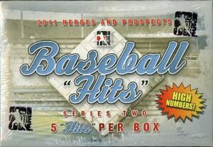 2011 ITG H/P Hits Series 2 High Number Update Baseball Box - Sports Trading Cards UK