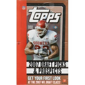 2007 Topps Draft Picks & Prospects Football Hobby Box - Sports Trading Cards UK