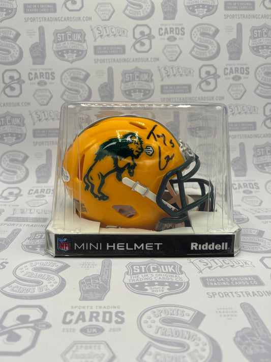 Trey Lance North Dakota State Autographed Speed Mini Helmet