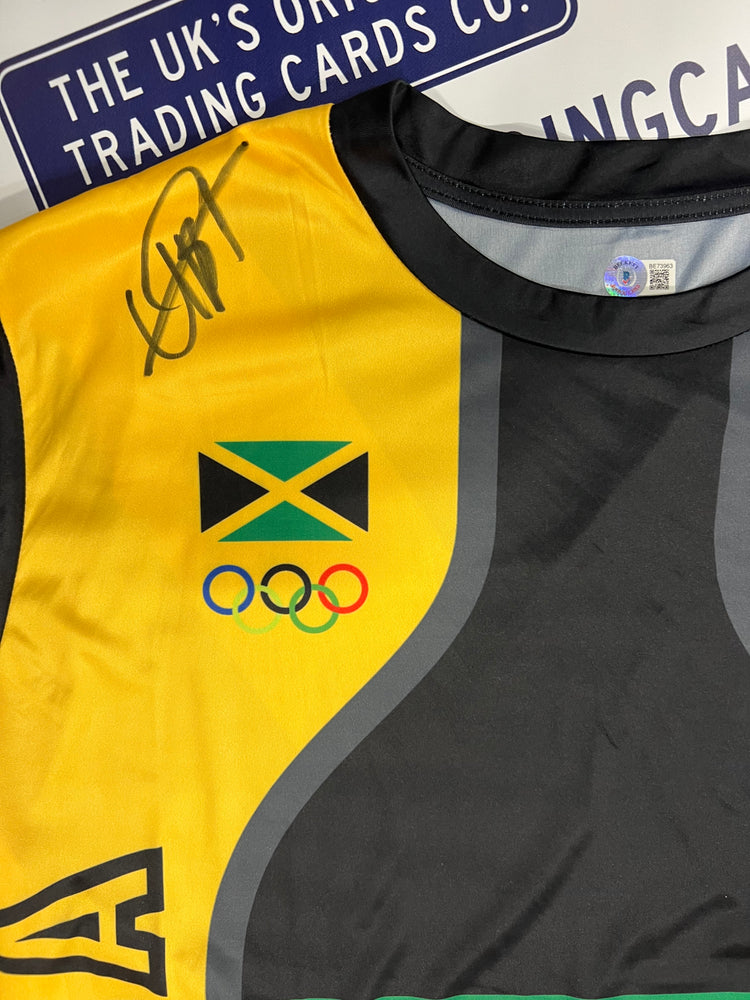 Usain Bolt Jamaica Autographed Puma Jersey