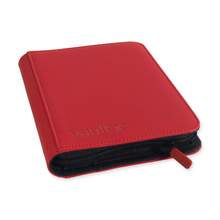 VaultX 4-Pocket eXo-Tec® Zip Binder - Red