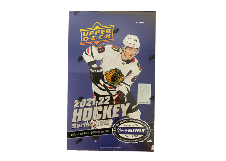 2021/22 Upper Deck Series 2 Hockey Hobby Box