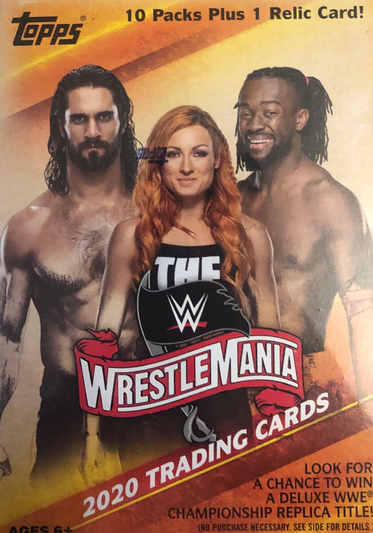 2020 Topps WWE Road To Wrestlemania Wrestling Blaster Box - Sports Trading Cards UK