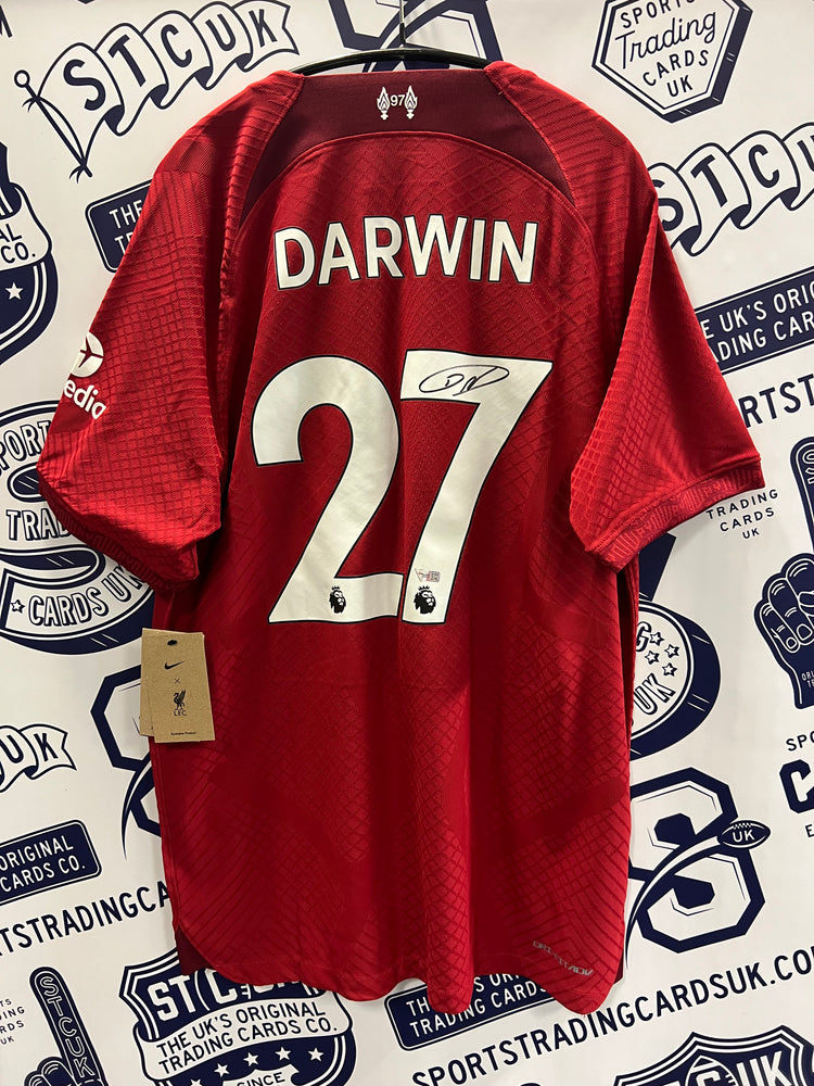 Darwin Nunez Liverpool FC Autographed 2022-23 Red Nike Authentic Jersey
