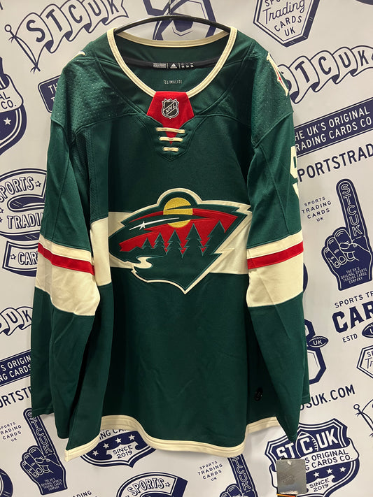 Kirill Kaprizov Minnesota Wild Autographed Green Adidas Authentic Jersey