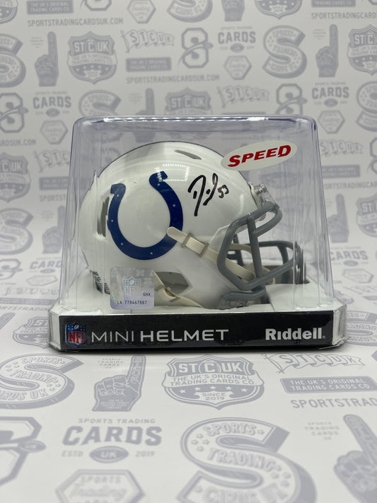 Darius Leonard Indianapolis Colts Autographed Riddell Speed Pro Mini Helmet