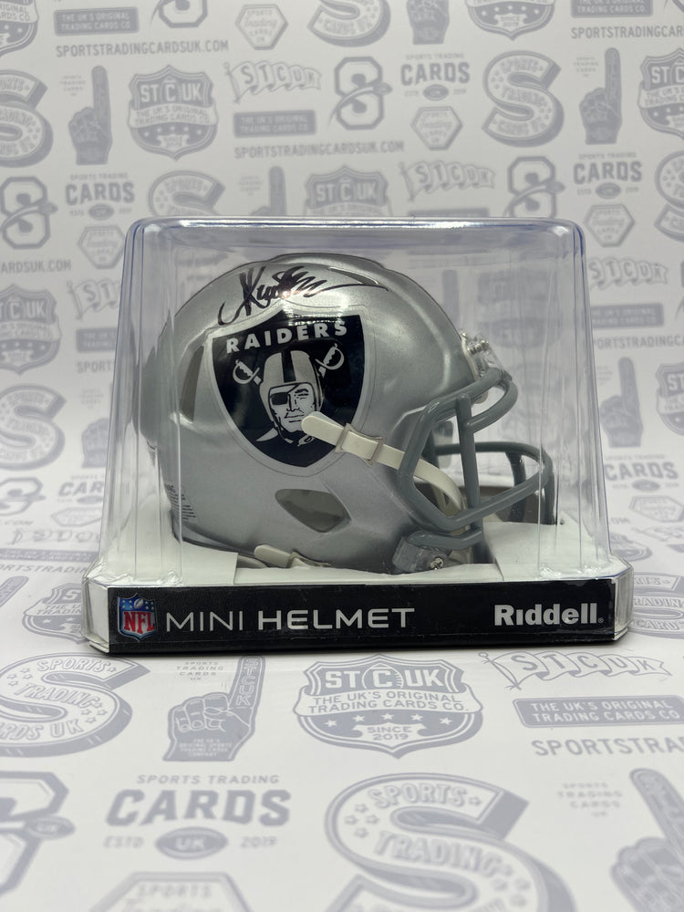Marcus Allen Los Angeles Raiders Autographed Riddell Speed Mini Helmet