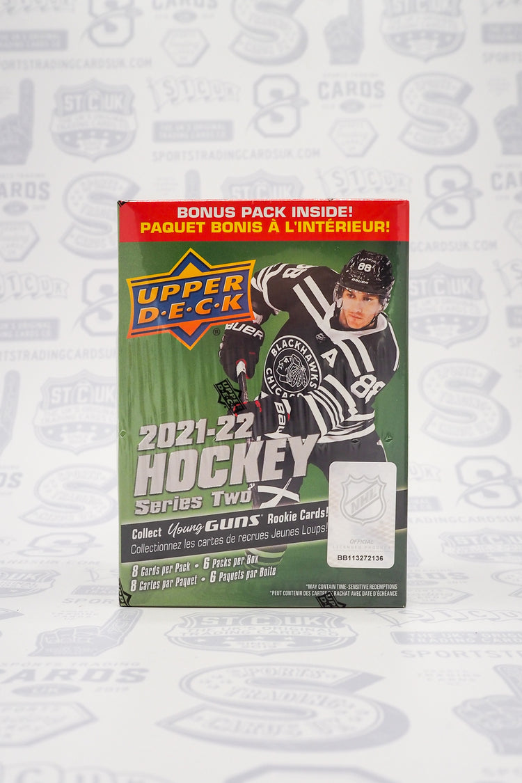 2021/22 Upper Deck Series 2 Hockey Blaster Box
