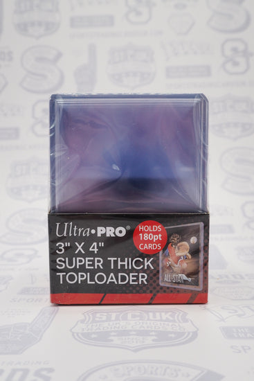 3x4 Ultra Pro Super Thick 180pt Toploaders Pack of 10 - Sports Trading Cards UK