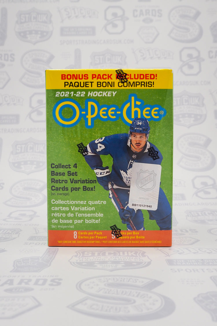 2021/22 Upper Deck O-Pee-Chee Hockey Blaster Box