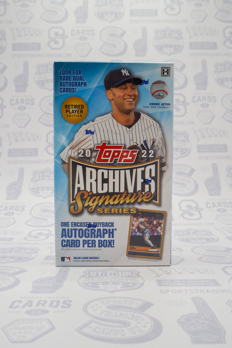 2022 Topps Archives Signature Series Retired Player Edition Baseball Hobby Box