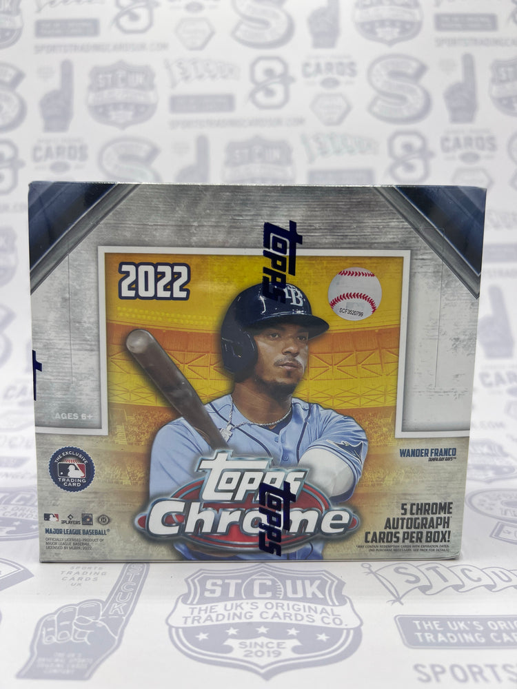 2022 Topps Chrome Baseball HTA Jumbo Hobby Box + 1 Chrome Silver pack