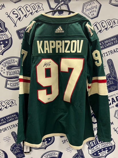Kirill Kaprizov Minnesota Wild Autographed adidas Green Authentic